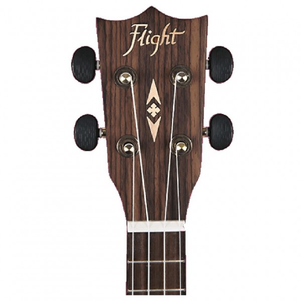 Flight DUC450 Concert Ukulele, Mango - Headstock Front