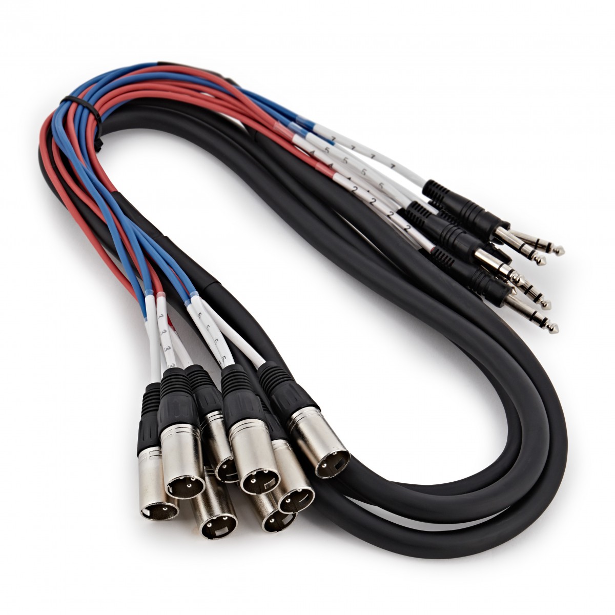Cavo Prolunga Jack 6,35 Mm TRS Innov8 – Maschio-femmina, 0,5 M, Placcato Oro, Per Chitarra E Mixer