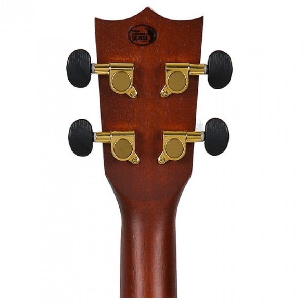 Flight DUC460EQ Concert Electro Ukulele, Amara - Headstock Back