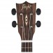 Flight DUC410 Concert Ukulele, Quilted Ash - Headstock Front