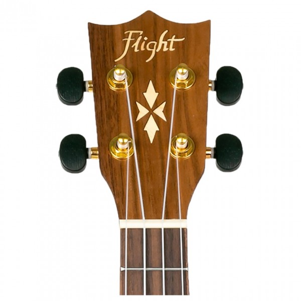 Flight DUC430 Concert Ukulele, Dao - Headstock Front