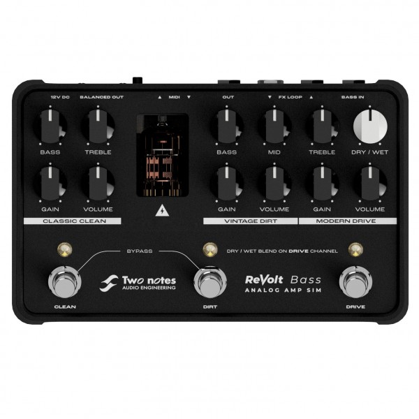 Two Notes ReVolt Bass Toolkit Pedal- Front