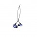 Shure SE215 Sound Isolating Earphones, Purple - Hanging, Angled