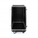 Gator G-TOUR 20U CAST ATA Wood Flight Rack Case, 12U - open