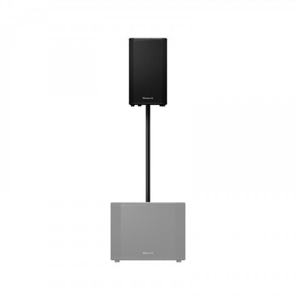 Pioneer DJ XPRS102 Active Loudspeaker On Subwoofer Stand