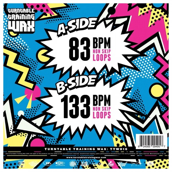 Practice Yo Cuts Volume 7 Scratch Vinyl, Light Blue - Rear Cover