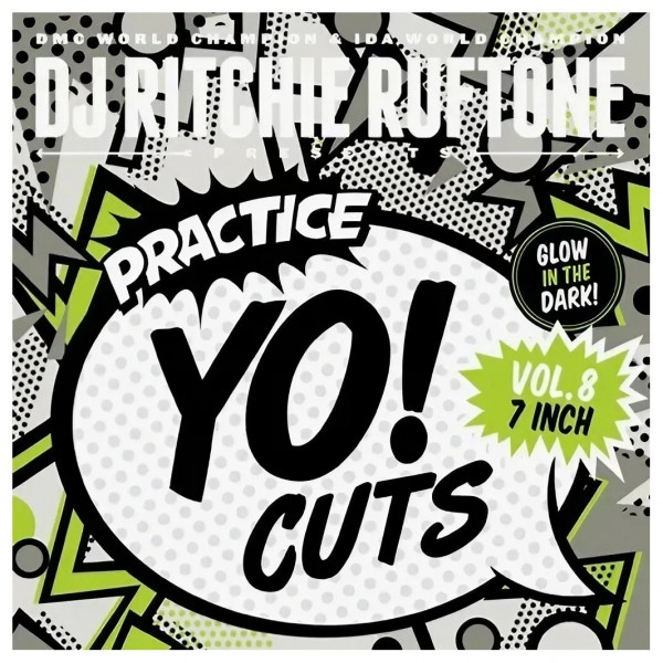 TTW Records Practice Yo! Cuts Vol. 8, 7" , Glow In The Dark - Front