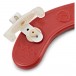 Viva Flex Violin Shoulder Rest, 1/8 - 1/4 Size, Red