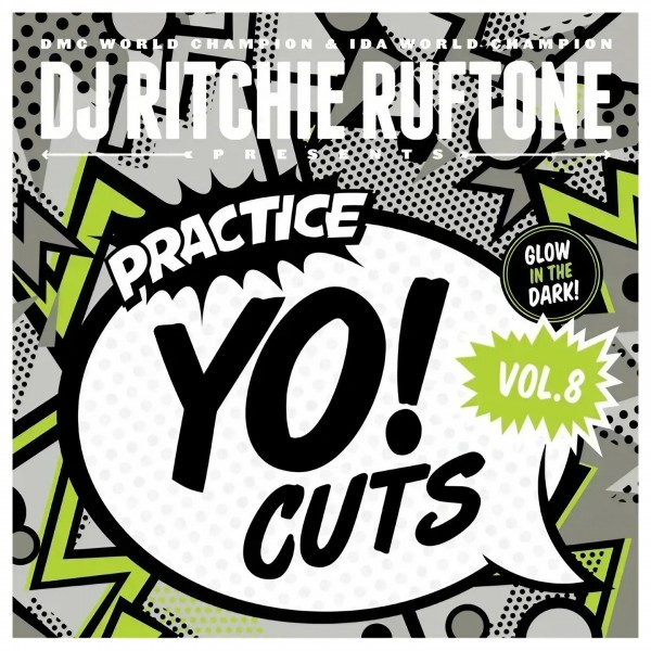 TTW Records Practice Yo! Cuts Vol. 8, 12", Glow In The Dark - Front Cover
