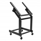 Rack da Studio Regolabile con Ruote 19" 12U + 9U di Gear4music