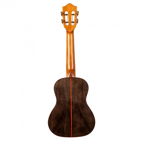 Flight Diana Concert Electro Ukulele, Cedar Top - Back