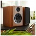 Acoustic Energy AE100 Bookshelf Speakers (Pair), Walnut setup in living room