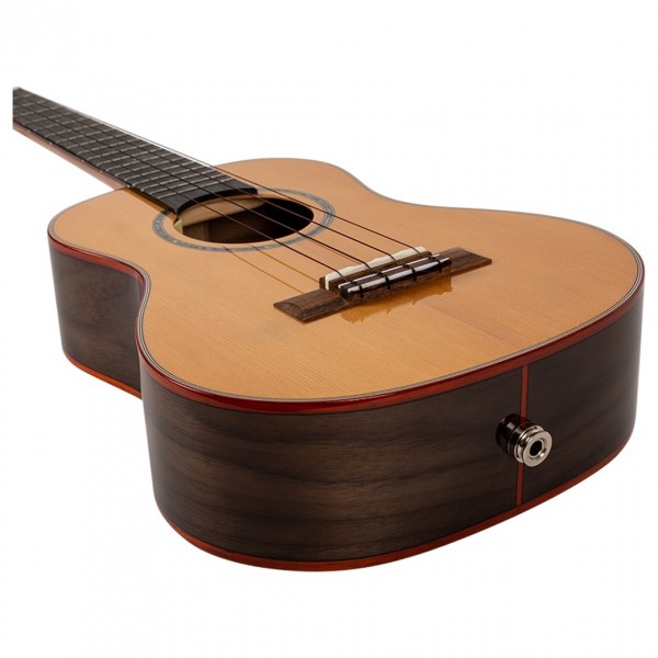 Flight Diana Tenor Electro Ukulele, Cedar Top - Bottom