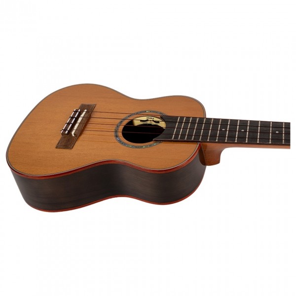 Flight Diana Tenor Electro Ukulele, Cedar Top - Controls