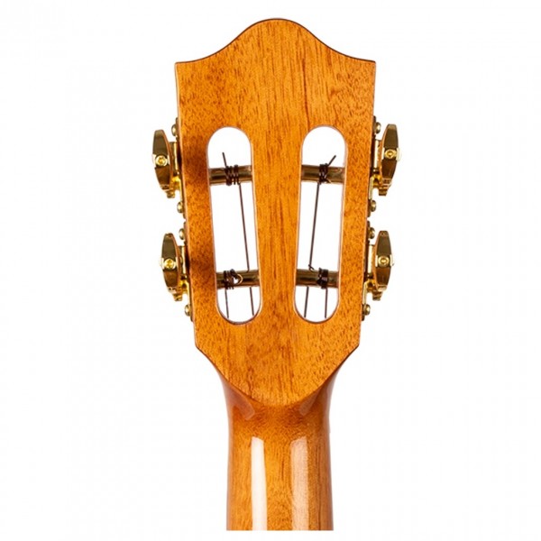 Flight Diana Tenor Electro Ukulele, Cedar Top - Headstock Back