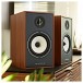 Triangle Borea BR03 BT Active Bookshelf Speakers (Pair), Oak Green in living room setup