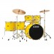Tama Imperialstar 22'' 6pc Drum Kit w/Meinl Cymbals, Electric Yellow - main