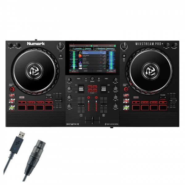 Numark Mixstream Pro + DJ Controller with SoundSwitch Micro DMX - Full Bundle