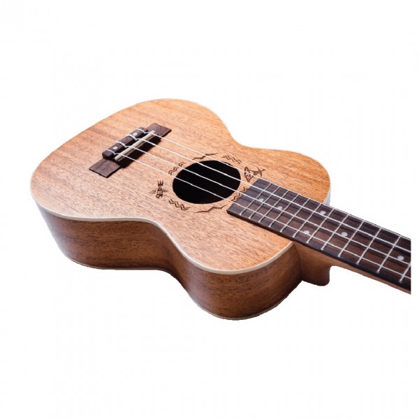 Flight DUC323 Concert Ukulele, Mahogany - Body