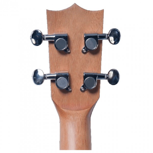 Flight DUC323 Concert Ukulele, Mahogany - Headstock Back