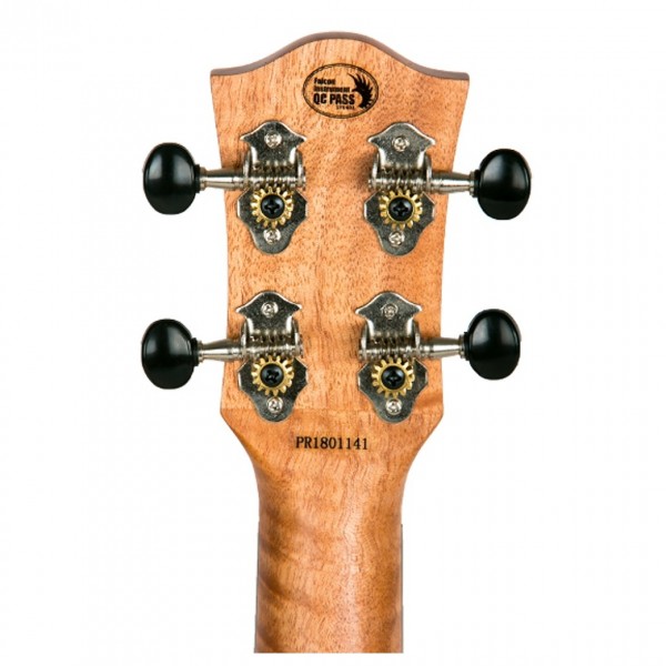 Flight DUC373 Concert Ukulele, African Mahogany - Headstock Back