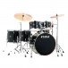 Tama Imperialstar 22'' 6pc Drum Kit w/Meinl Cymbals, Hairline Black- Kit 