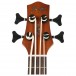 Flight DUBS Electro Bass Ukulele, Mahogany - Headstock Front