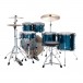 Tama Imperialstar 22'' 6pc Drum Kit w/Meinl Cymbals, Hairline Blue