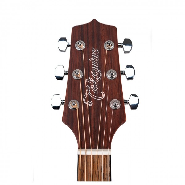 Takamine GLN12E NS NEX Electro Acoustic, Natural Satin - Headstock Front