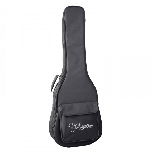 Takamine GD38CE Dreadnought 12 String Electro Acoustic, Black Gloss gig bag