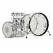 DW Drums Design Series Seamless Acrylic 22'' Shell Pack, Clear