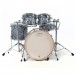 DW Design Series 22'' 5pc w/Snare , Silver Slate Marine - Front