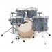 DW Design Series 22'' 5pc w/Snare , Silver Slate Marine - Rear