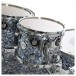 DW Design Series 22'' 5pc w/Snare , Silver Slate Marine - Rack Toms