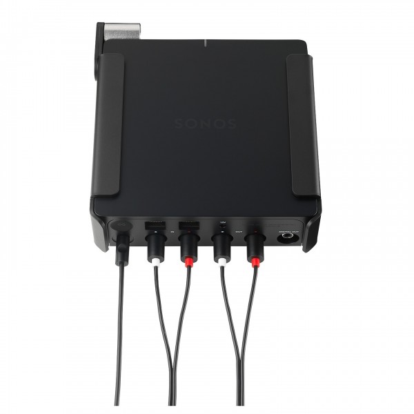 Mountson Premium Sonos Port Wall Mount, Black Cable View