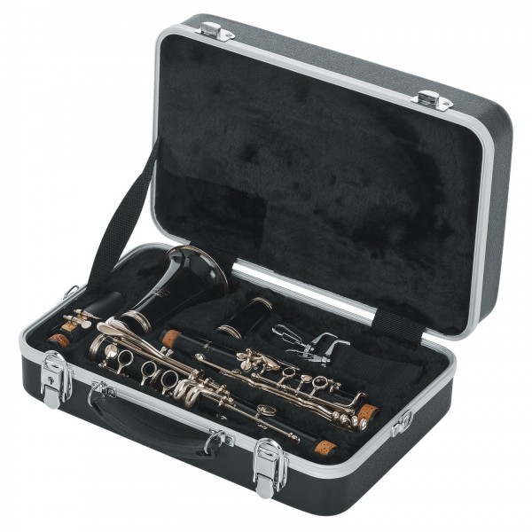 Gator GC-CLARINET Deluxe Moulded Clarinet Case - Angled Open (Clarinet Not Included)