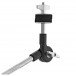Boom Arm Cymbal Stand by Gear4music, Black - Wingnut and Felts