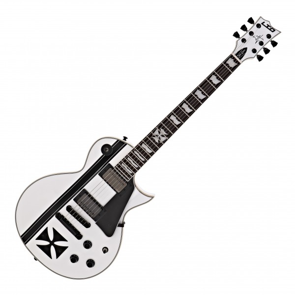 ESP LTD Iron Cross James Hetfield, Snow White