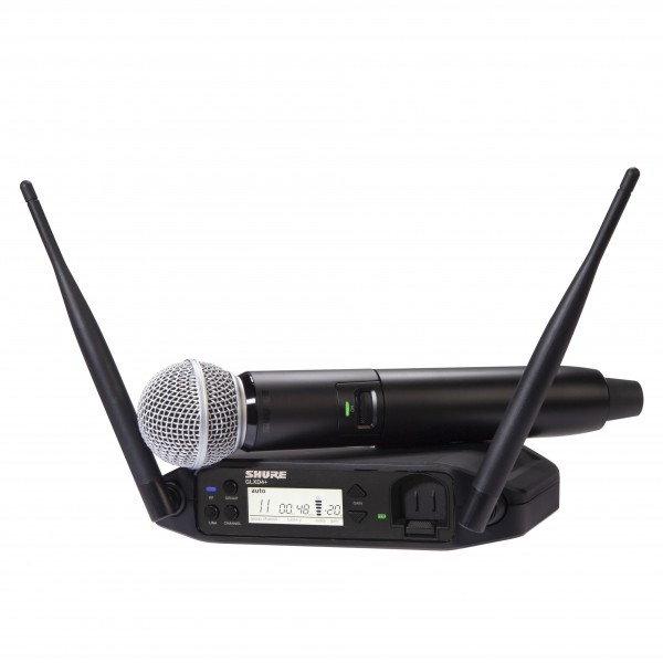 Shure GLXD24+/SM58 Digital Wireless Microphone System - Full System
