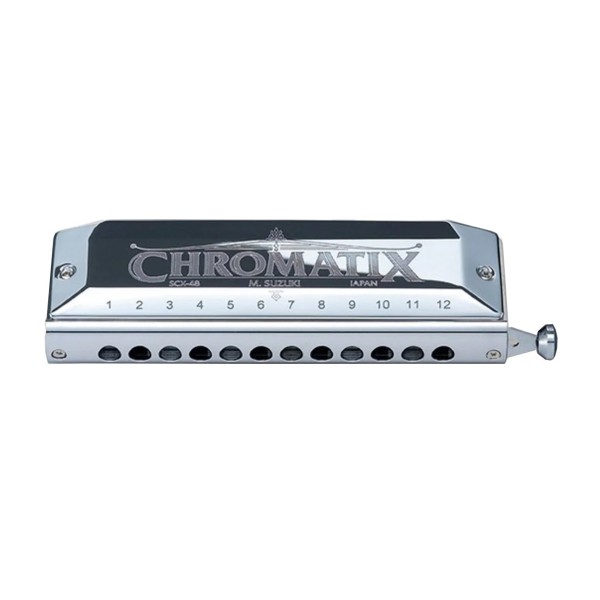 Suzuki Chromatix SCX-48 Chromatic Harmonica, G