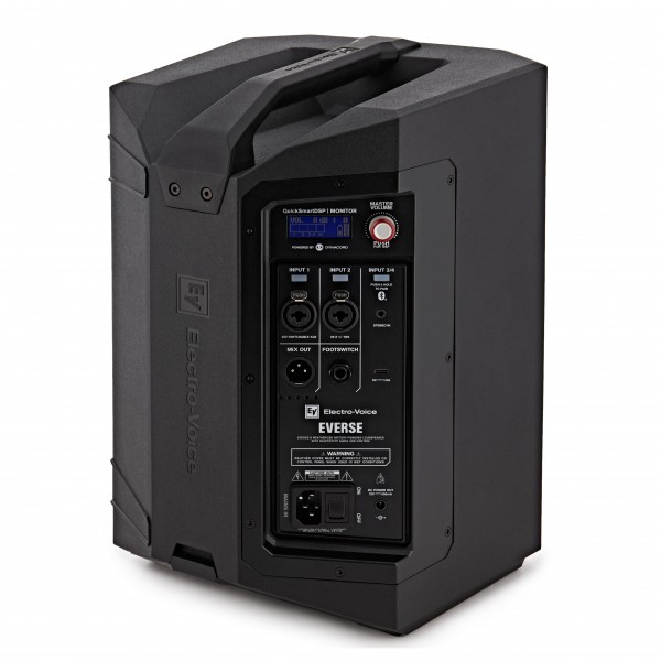 Electro-Voice Everse 8 Battery Powered PA Speaker, Black