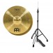 Meinl HCS 13'' Hi Hat Cymbals & Gear4music Stand, Black