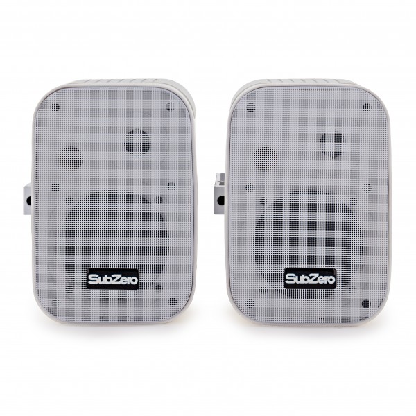 SubZero SZS-P5Y 5" Passive Background Wall Speakers, White, Pair