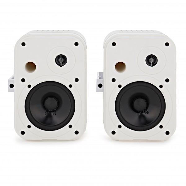 SubZero SZS-P5Y 5" Passive Background Wall Speakers, White, Pair