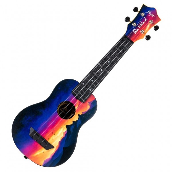 Flight TUS Elise Ecklund Travel Soprano Ukulele, Sunset