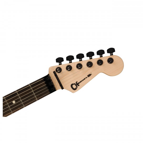 Charvel Pro-Mod So Cal Style 1 HSS FR E, Ferrari Red - Headstock Front