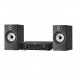 Marantz PM6007 Amp Black w/ B&W 606 S2 Anniversary Speakers, Black