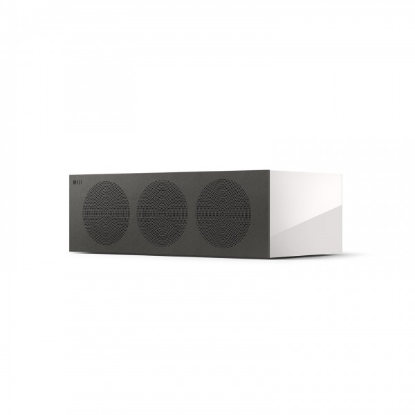KEF R2 Meta Centre Speaker, White Gloss - No Grille 