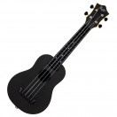 Flight TUS-35E Travel Soprano Electro Ukulele, Black
