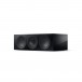 KEF R2 Meta Centre Speaker, Black Gloss - Side